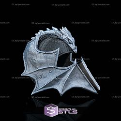 Cosplay STL Files Dragonkeeper Knight Helmet