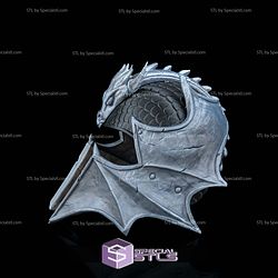 Cosplay STL Files Dragonkeeper Knight Helmet