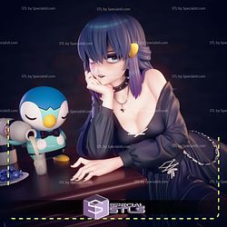 Goth Dawn Hikari Pokemon STL Files