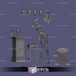 Goth Dawn Hikari Pokemon STL Files