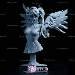 Mercy Overwatch Pink Suit Bust STL Files