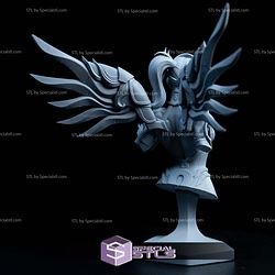 Mercy Overwatch Pink Suit Bust STL Files