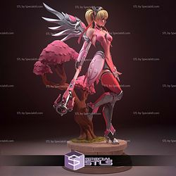 Mercy Overwatch Pink Suit STL Files