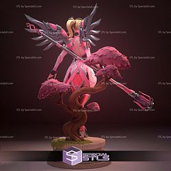 Mercy Overwatch Pink Suit STL Files