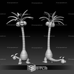Pokemon STL Collection Alolan Exeggutor