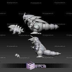 Pokemon STL Collection Aron Lairon Aggron Mega Evolution