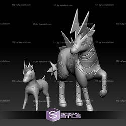Pokemon STL Collection Blitzle Zebstrika