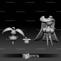 Pokemon STL Collection Bounsweet Steenee Tsareena