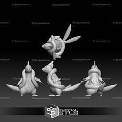 Pokemon STL Collection Buizel Floatzel