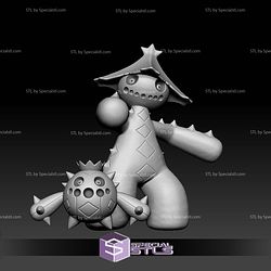 Pokemon STL Collection Cacnea Cacturne