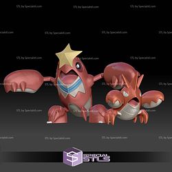 Pokemon STL Collection Corphish Crawdaunt