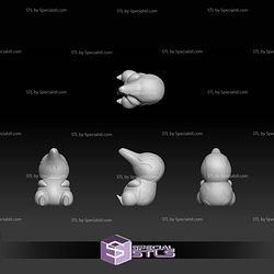 Pokemon STL Collection Cyndaquil Quilava Typhlosion