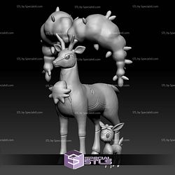 Pokemon STL Collection Deerling Sawsbuck