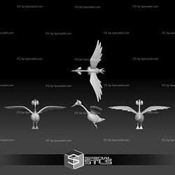 Pokemon STL Collection Ducklett Swanna