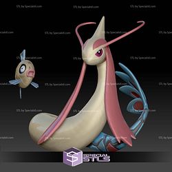 Pokemon STL Collection Feebas Milotic