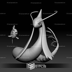 Pokemon STL Collection Feebas Milotic