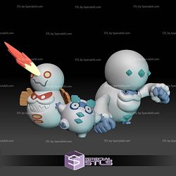Pokemon STL Collection Galarian Darumaka Darmanitan