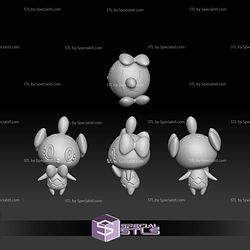 Pokemon STL Collection Gothita Gothorita Gothitelle