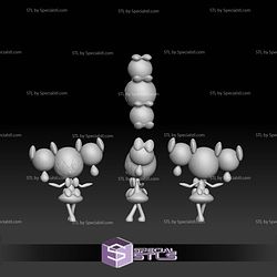 Pokemon STL Collection Gothita Gothorita Gothitelle