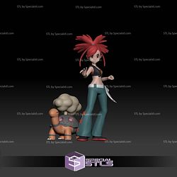 Pokemon STL Collection Gym Leader Flannery
