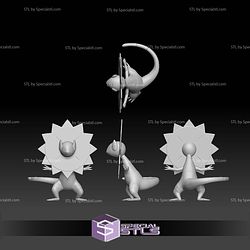 Pokemon STL Collection Helioptile Heliolisk