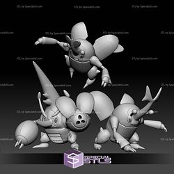 Pokemon STL Collection Heracross Mega Evolution