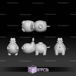 Pokemon STL Collection Hippopotas Hippowdon