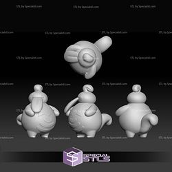 Pokemon STL Collection Lickitung Lickilicky