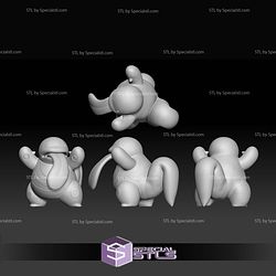 Pokemon STL Collection Lickitung Lickilicky