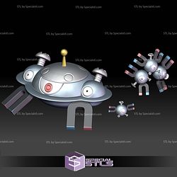 Pokemon STL Collection Magnemite Magneton Magnezone