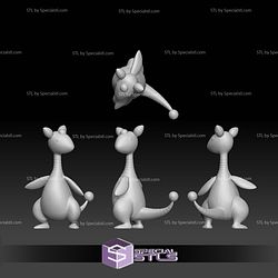 Pokemon STL Collection Mareep Flaaffy Ampharos Mega Evolution