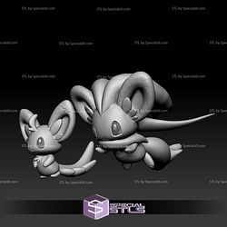 Pokemon STL Collection Minccino and Cinccino