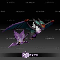 Pokemon STL Collection Noibat Noivern
