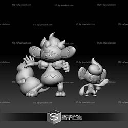 Pokemon STL Collection Pansear Simisear