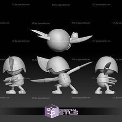 Pokemon STL Collection Pawniard Bisharp