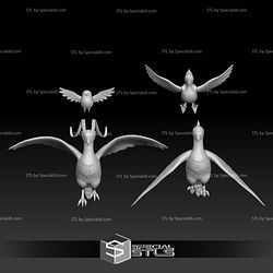 Pokemon STL Collection Pidove Tranquill Unfezant