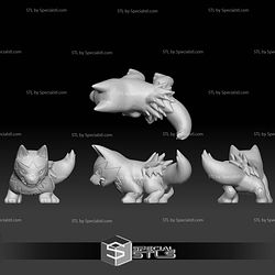 Pokemon STL Collection Poochyena Mightyena