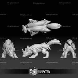 Pokemon STL Collection Poochyena Mightyena
