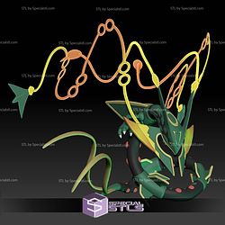 Pokemon STL Collection Rayquaza Mega Evolution