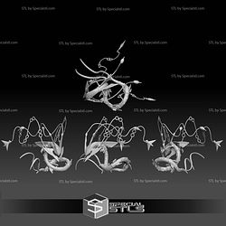Pokemon STL Collection Rayquaza Mega Evolution