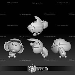 Pokemon STL Collection Sewaddle Swadloon Leavanny