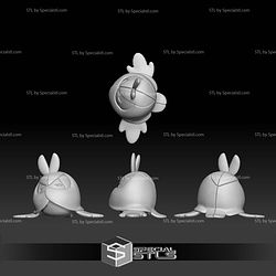 Pokemon STL Collection Sewaddle Swadloon Leavanny