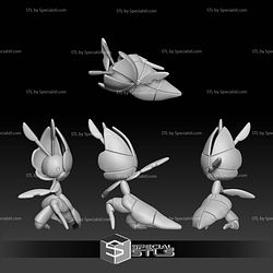 Pokemon STL Collection Sewaddle Swadloon Leavanny