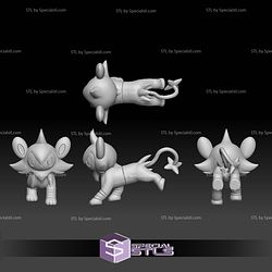 Pokemon STL Collection Shinx Luxio Luxray