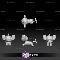 Pokemon STL Collection Shinx Luxio Luxray