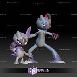 Pokemon STL Collection Sneasel Sneasler