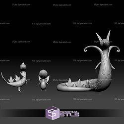 Pokemon STL Collection Snivy Servine Serperior