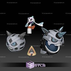 Pokemon STL Collection Snorunt Froslass Glalie Mega Evolution