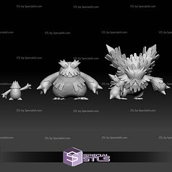 Pokemon STL Collection Snover Abomasnow Mega Evolution