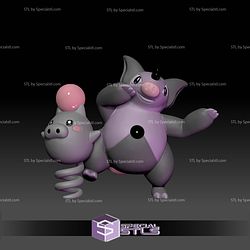 Pokemon STL Collection Spoink Grumpig